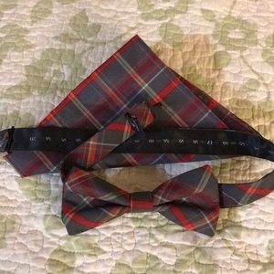 Bow tie and pocket square